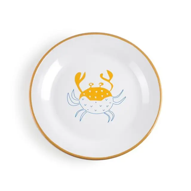 Πιατέλα Εμαγιέ Seafood 28εκ. Ibili