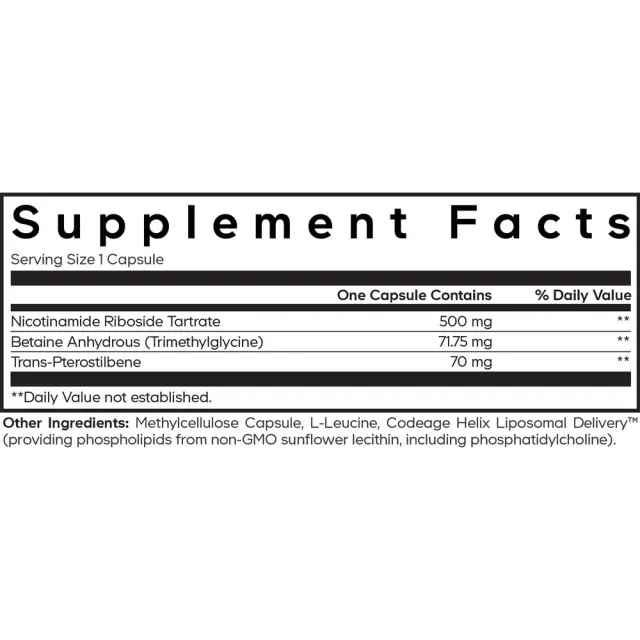 Codeage Liposomal Nicotinamide Riboside 2