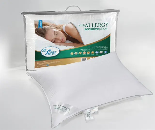 Μαξιλάρι La Luna Anti-Allergy Sensitive Pillow Medium Λευκό 50 x 70