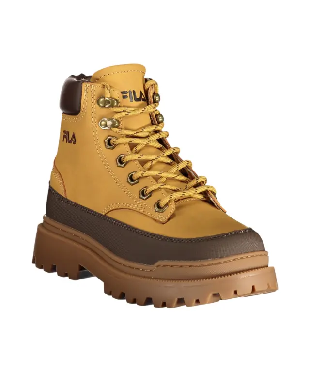 Fila - Γυναικείo Αθλητικό Μποτάκι Monte FFW0676-70109 Κίτρινo/Καφέ 2