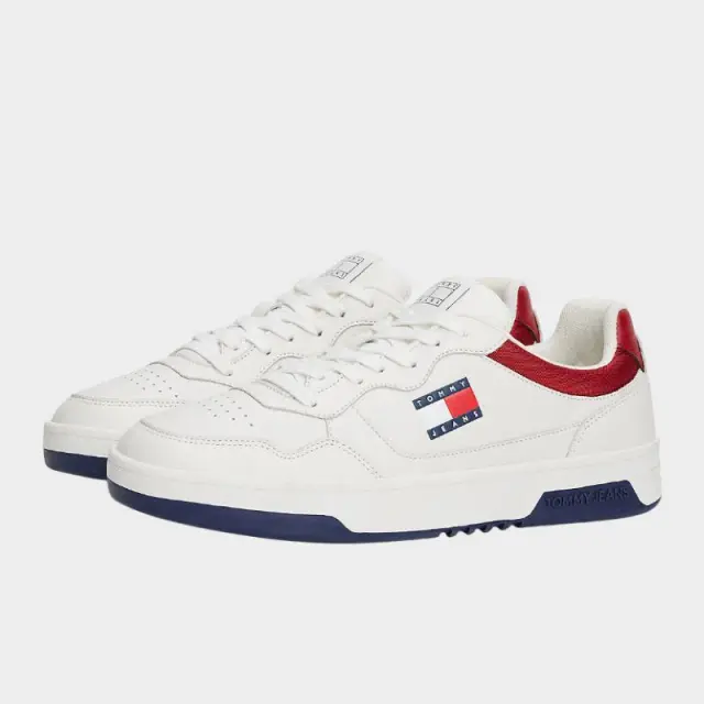 Tommy Hilfiger - Ανδρικά Sneakers Cupsole Leather Ess EM0EM01443-0G1 Κόκκινο - 46 2