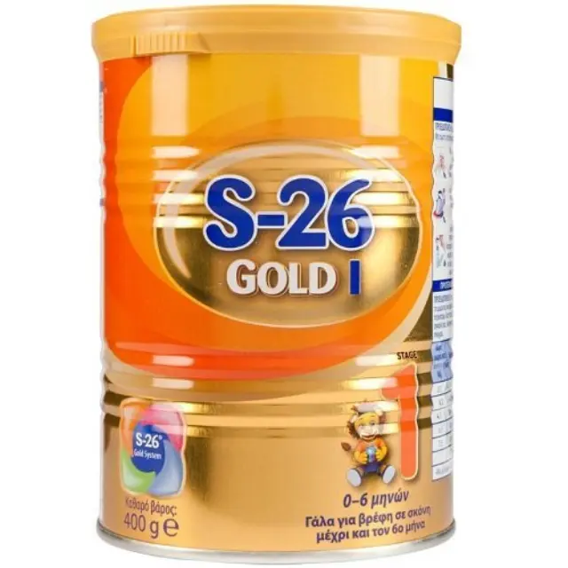 Wyeth Γάλα σε Σκόνη S-26 Gold I 0m+ 400gr