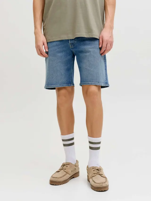 JJIRICK JJORIGINAL SHORTS AT 999 Blue Denim 3