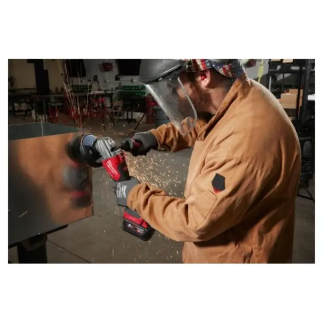 Milwaukee 4933493553 - Γωνιακός Τροχός Μπαταρίας M18 FSAGSVO125X-502X FUEL MW με HD Box Μεταφοράς, Φορτιστή + 2 Μπαταρίες 5.0Ah (2×5.0Ah) 2