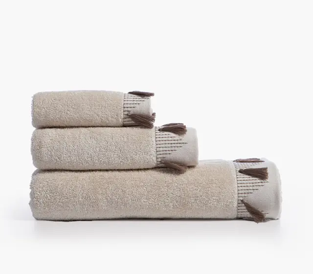 Πετσέτες Μπάνιου (Σετ) Nef-Nef Homeware Serenity Momentum Beige 2