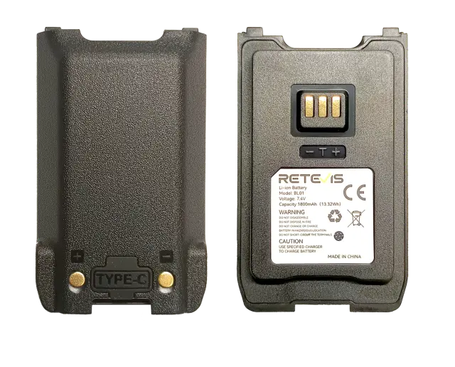 ΜΠΑΤΑΡΙΑ RETEVIS για C1, 1800ma, 7.4v, Original Rechargeable Li-ion Battery