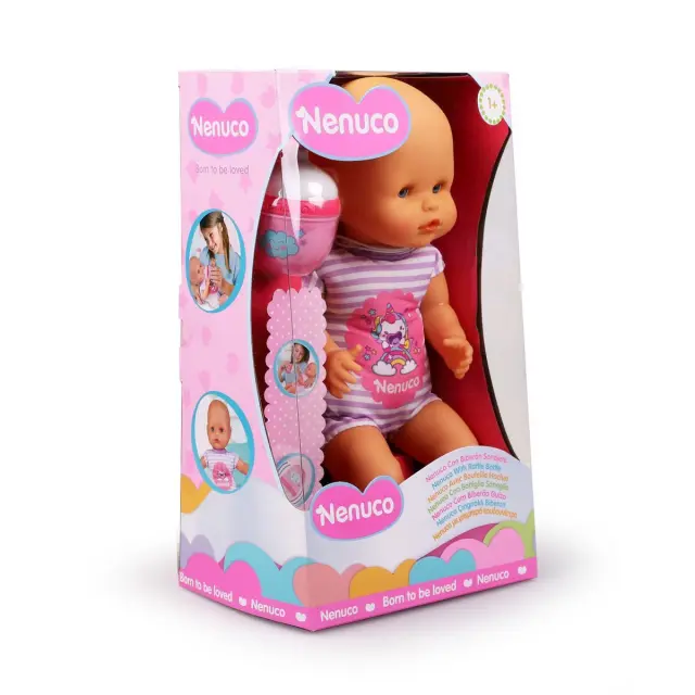 Κούκλα μωρό Nenuco με μπιμπερό κουδουνίστρα 35εκ. 3