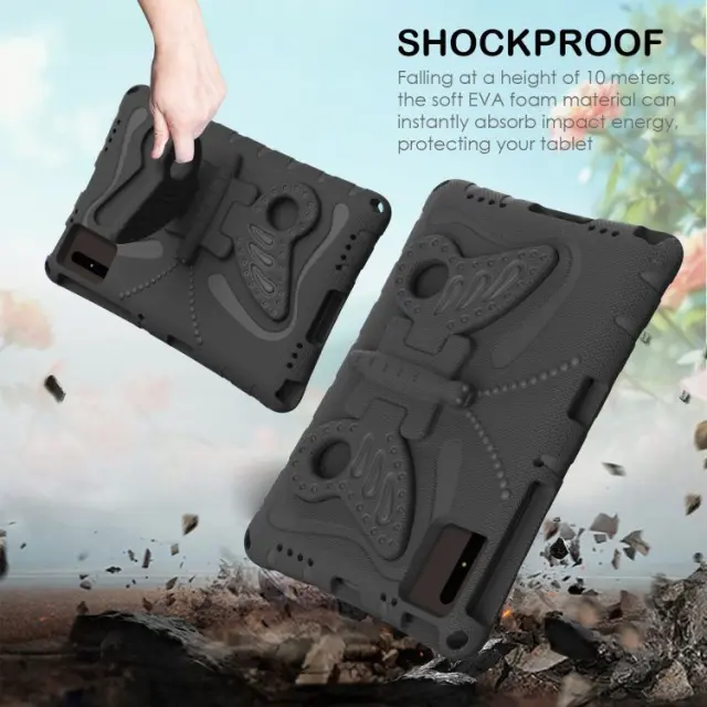 Bracket EVA Shockproof Παιδική Θήκη για Xiaomi Redmi Pad SE 11.0 /Redmi Pad 2-Black OEM 3
