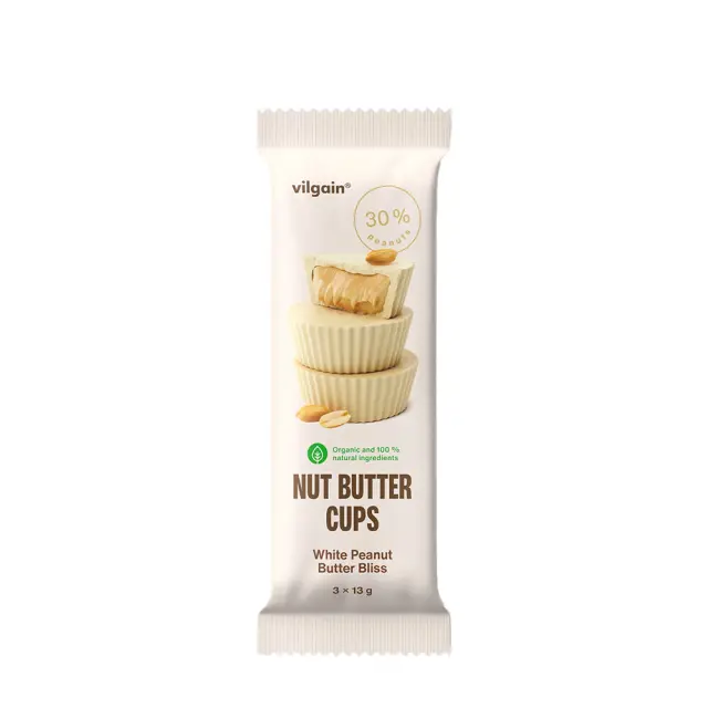 Vilgain Bio Nut Butter Cups White Peanut Butter Bliss