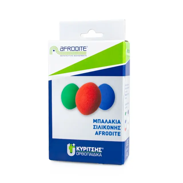 Afrodite Μπαλάκι Άσκησης Σιλικόνης 11408, Πράσινο Μαλακό, 1τμχ