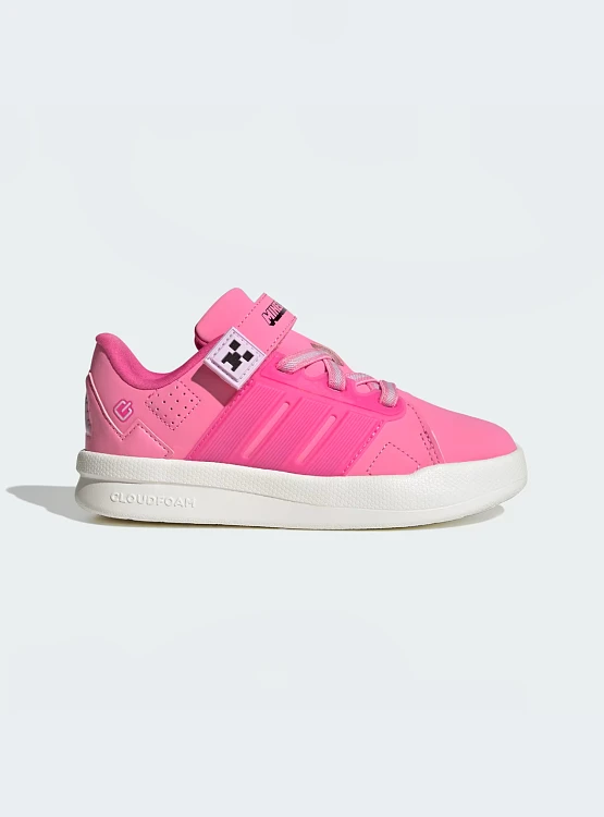adidas Sportswear Girl's Minecraft Lightorama Elastic Laces C Ροζ KI9112 (adidas Sportswear) - 32