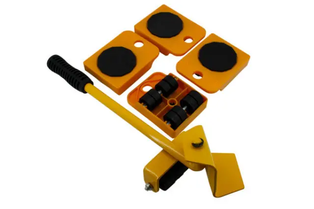 Furniture rollers with lever 5 pieces