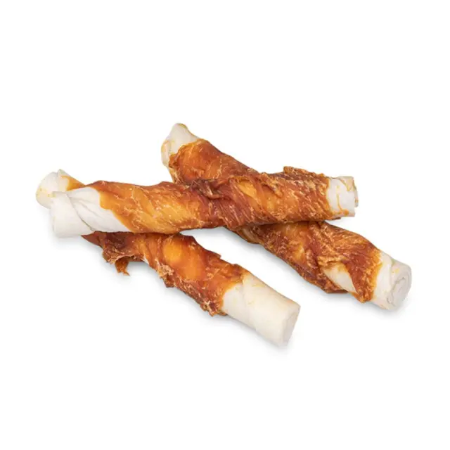 Vadigran Butcher BBQ Chicken Wrapped Stick Λιχουδιά Σκύλου με Κοτόπουλο Large 12cm 150gr 3