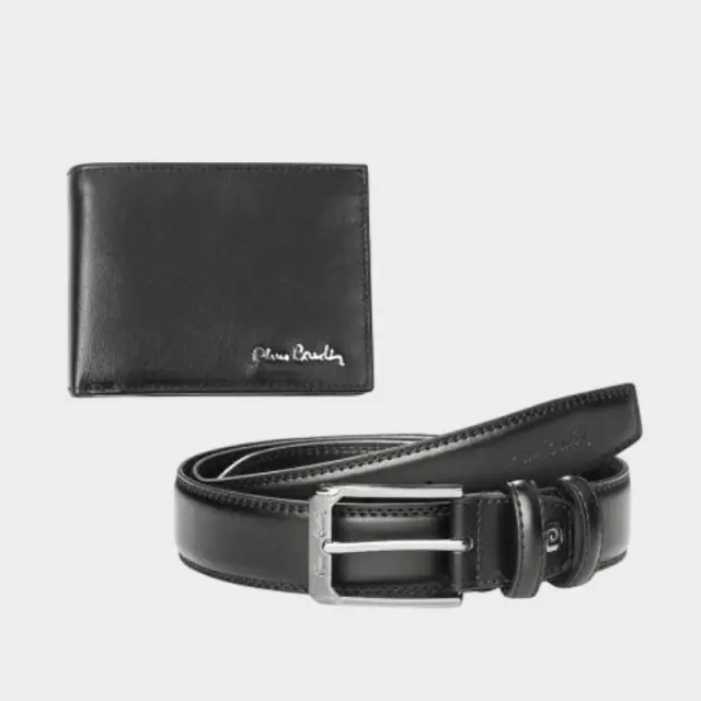 Σετ Δώρου Πορτοφόλι-Ζώνη Pierre Cardin PCS111XL Μαύρο - ONESIZE