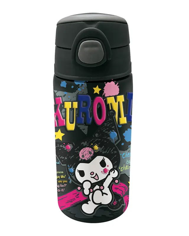 Graffiti Παγούρι Θερμός με Καλαμάκι 450ml Sketchy Kuromi (262412)