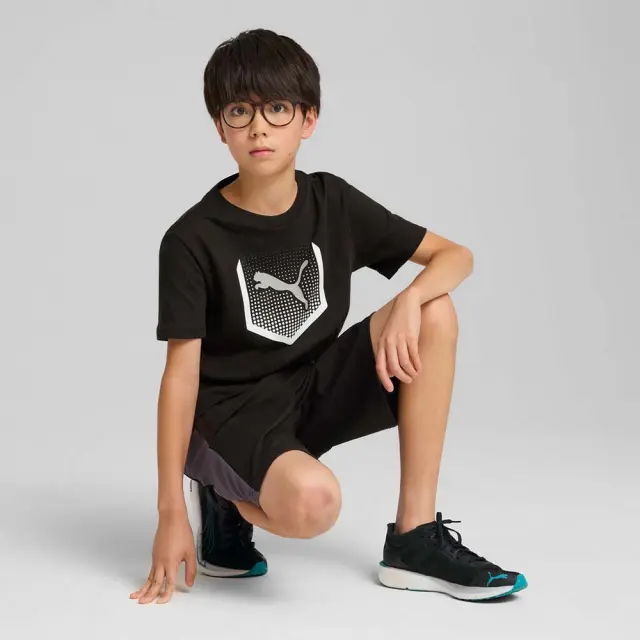 Puma Boy's Active Sports Graphic Tee II Μαύρο 685178-01 (Puma) 3
