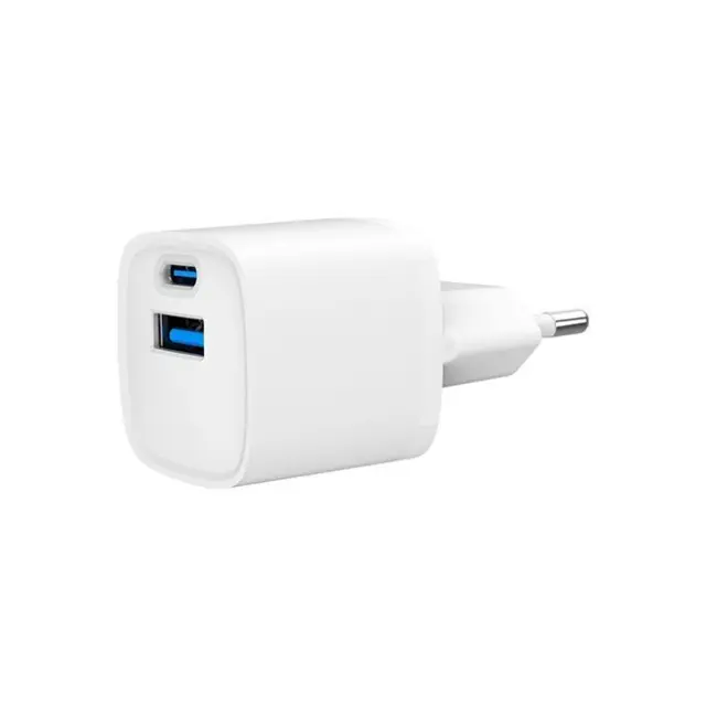 Gembird Φορτιστής Mini PD QC3.0 USB-C 20W White (TA-UC-PDQC20-W-01)
