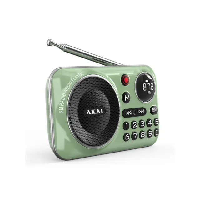 ΡΑΔΙΟΦΩΝΟ ΨΗΦΙΑΚΟ APR-500 ΜΕ BLUETOOTH USB, TF, REC AKAI