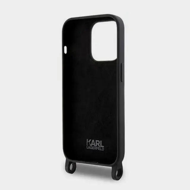 Θήκη Για Iphone 15 Pro Max Karl Lagerfeld KLHCP15XSCBSKNK Μαύρο - ONESIZE 3
