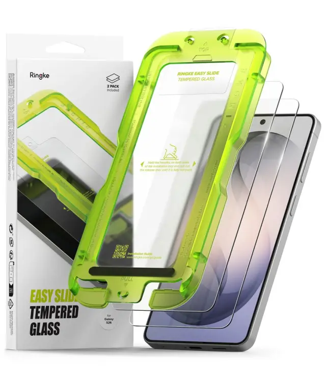 Ringke Easy Slide 2-pack Galaxy S26 Clear