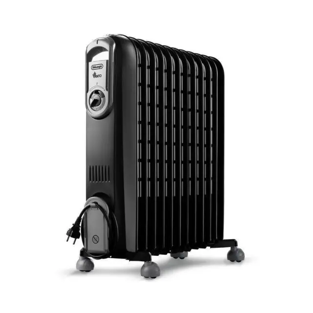 De'Longhi Vento V551225.BG Καλοριφέρ Λαδιού με 12 Φέτες 2500W 2