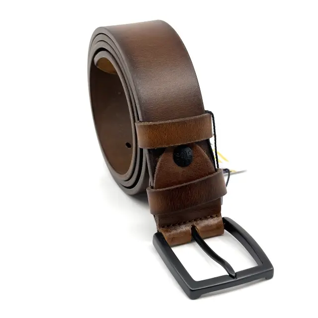 Camel Δερμάτινη Ζώνη Calfskin 4 cm 3