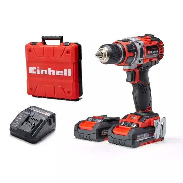 Einhell 4513940 - Δραπανοκατσάβιδο Μπαταρίας Κρουστικό TE-CD 18/50 Li-i BL με 2 Μπαταρίες 2Ah (2x 2Ah) + Φορτιστή + Βαλίτσα