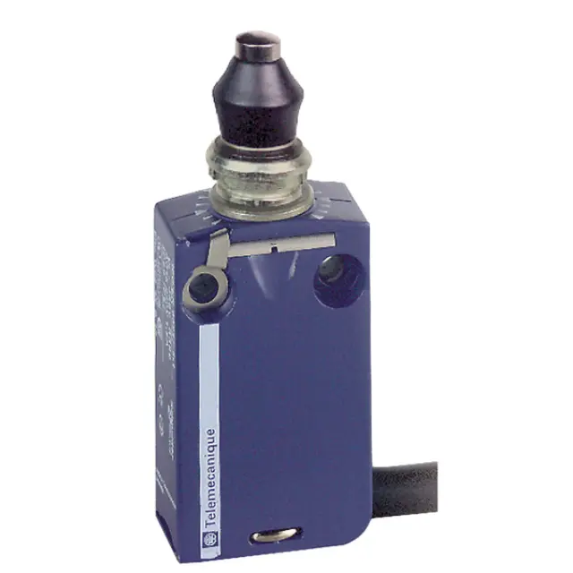 Limit switch, Limit switches XC Standard, XCMD, metal end plunger with nitrile boot, 1NC+1 NO, snap, 1 m
