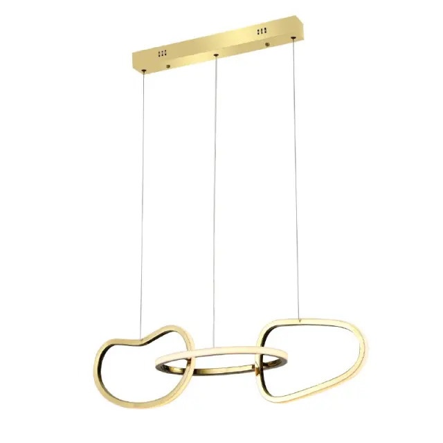 ΚΡΕΜΑΣΤΟ Φ/Σ LED 42W 3300LM CCT IP20 ΧΡΥΣΟ ΑΤΣΑΛΙ + ΑΚΡΥΛΙΚΟ / HM88LEDP3GDCCT