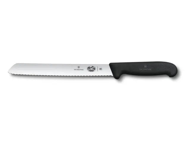 Μαχαίρι Ψωμιού Victorinox Fibrox με μήκος λεπίδας 21cm - Black5.2533.21 2