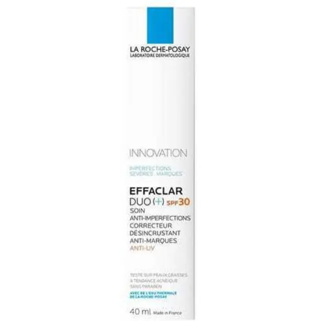 La Roche Posay Effaclar Duo+ Ενυδατικό & Ρυθμιστικό Gel Προσώπου Ημέρας με SPF30 κατά των Ατελειών & της Ακμής με Νιασιναμίδη 40ml