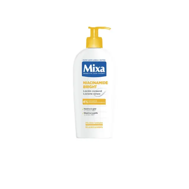 Mixa Niacinamide Bright Body Lotion Ενυδατική Λοσιόν Σώματος με Νιασιναμίδη, 250ml