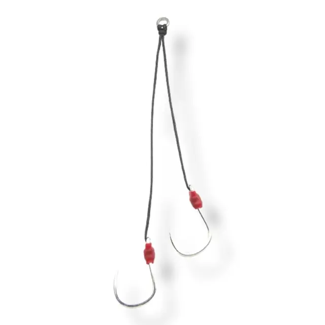 Αγκίστρια JLC Oki Double Assist – 2/0, 3X High Carbon, 1.2mm Πλέξη για Tentacles OKI