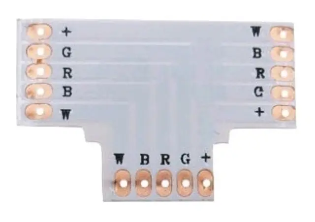Avide LED Ταινία 12V RGB+W T Σύνδεσης 15.001.0285