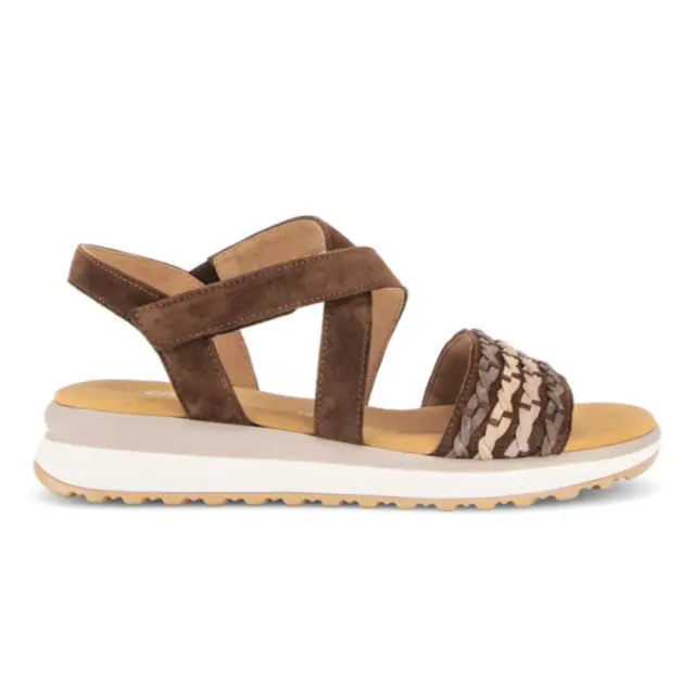 Gabor Πέδιλα Γυναικείο δέρμα Nubuck Καφέ GAB/82848 31-CACAO - 41