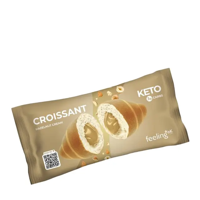FeelingOK Croissant Filled With Hazelnut Cream