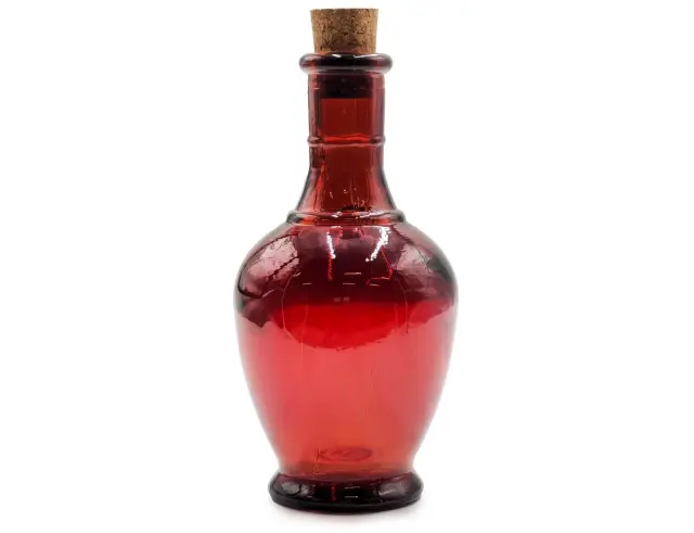Διακοσμητικό Μπουκάλι με πώμα Glass Drops Andalucia (5620DB738) Aπό 100% ανακυκλωμένο γυαλί, Xωρητικότητας 250ml, Διαστάσεων Ø 8 x Υ 15 cm, Terracotta 5620DB738 2