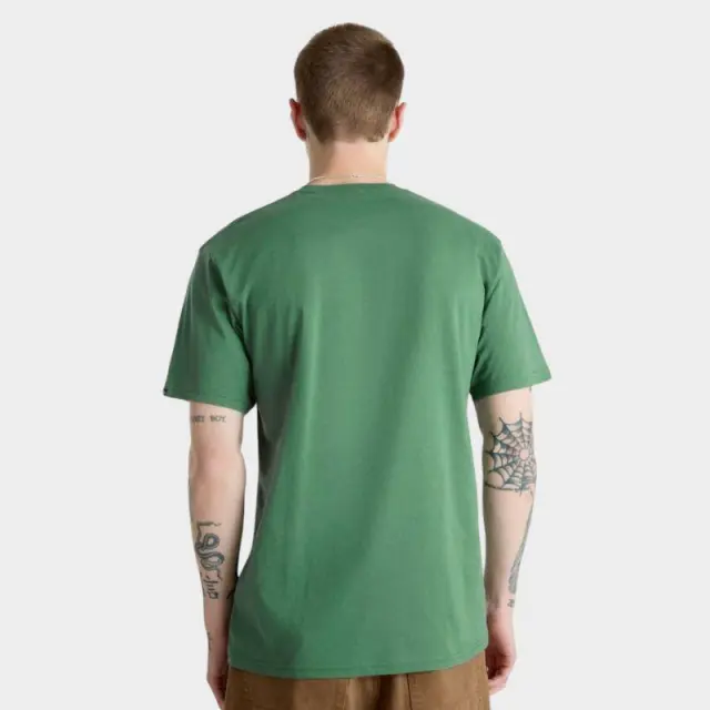 Vans - Ανδρικό T-shirt Κοντομάνικο Left Chest Logo Tee Regular fit VN0A3CZE-BR1 Πράσινο - XS 2