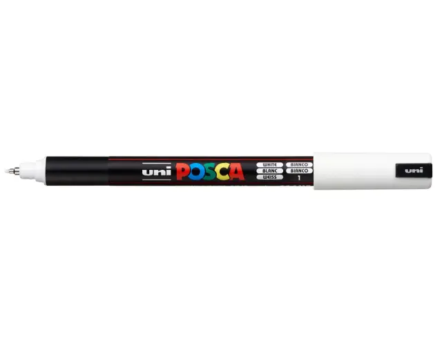 Μαρκαδόροι Σχεδίου Uni Posca PC-1MR με πάχος μύτης 0.7mm - 3 τεμάχιαPC-1MR/3P 2