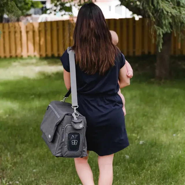 Bbluv Ultra (Charcoal) – Diaper Bag 2