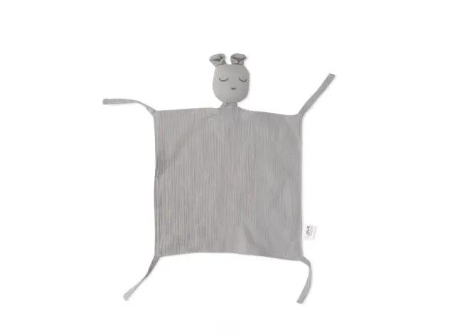 Interbaby Σετ 3 Τμχ Dou Dou Σαλιάρα & Μασητικό Grey 3