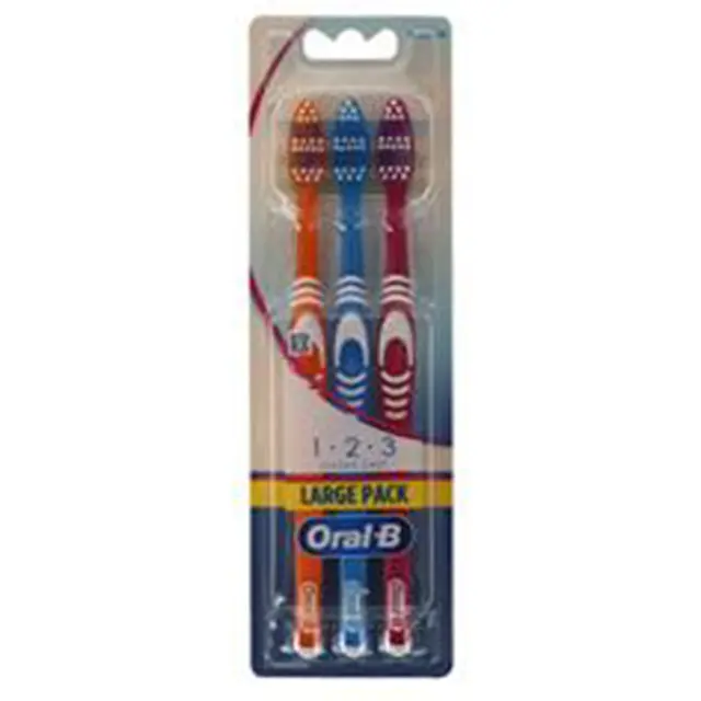 ORAL-B 1-2-3 Classic Care Medium 40 3ΤΕΜ