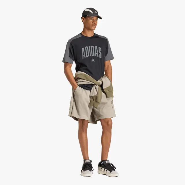 adidas Sportswear Men's Collegiate Tee Μαύρο - Γκρι KD0068 (adidas Sportswear) 3