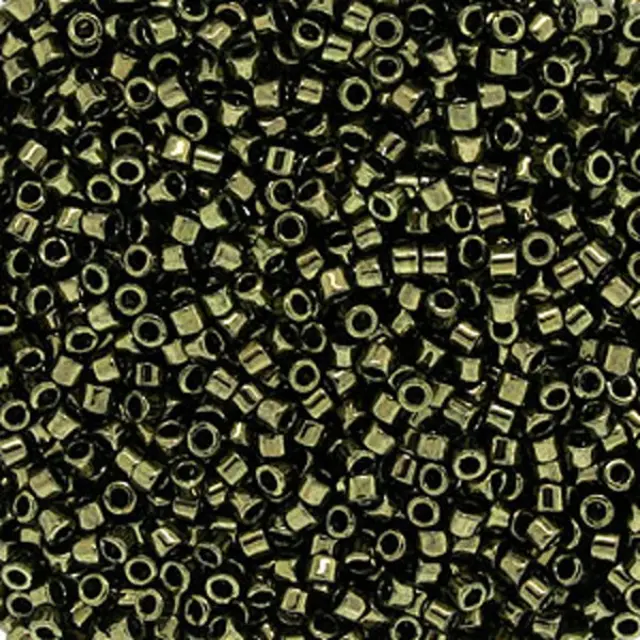 Χάντρα Miyuki Delica 11/0 - DB0011 - Metallic Olive ~7gr