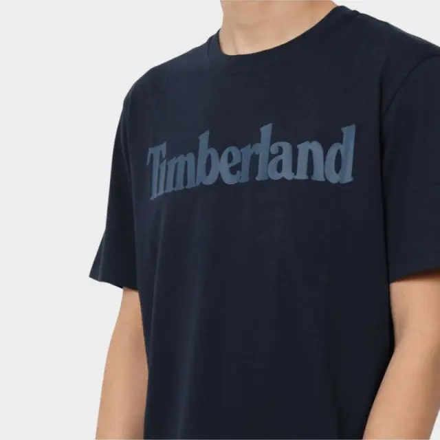 Timberland - Ανδρικό T-shirt TFO SS Linear Tee TB0A2BRN-Z02 Μπλε - 2XL 2