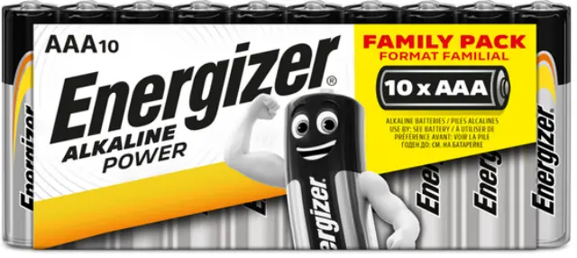 ENERGIZER Alkaline Power AAA 1.5V αλκαλικές μπαταρίες AAA 10 τμχ