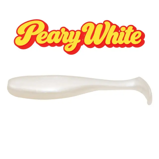 Shad Bait 75mm 8 ΤΜΧ – Floating Σιλικόνη - Peary White