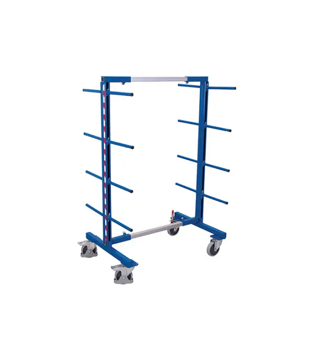 Variofit sw-160.007 Τρόλεϊ Επιμηκών Αντικειμένων με Βραχίονες Διπλής Όψης για Φορτίο Βάρους ως 400kg