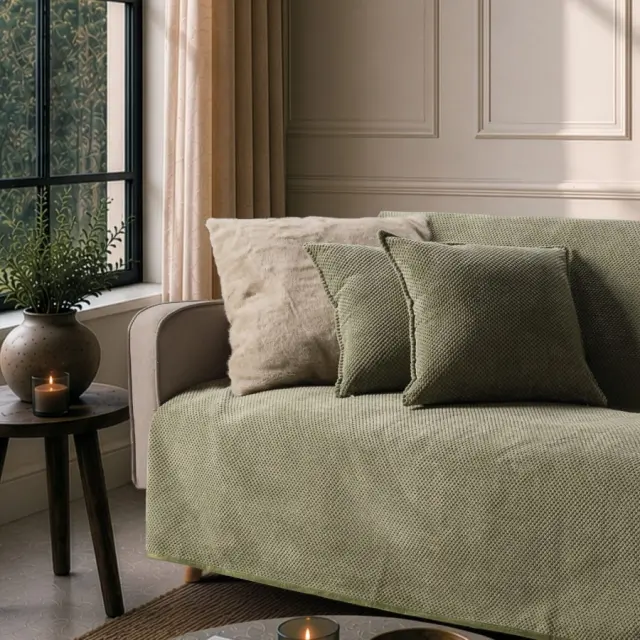 Μαξιλαροθήκη Αδιάβροχη Pearl 15 Sage Green TEORAN 45x45cm 3