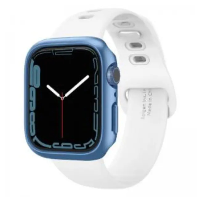 Θήκη PC Spigen Apple Watch 7/ 8/ 9 45mm Thin Fit Μπλε N57322 2